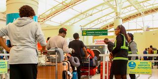 Passengers at JKIA